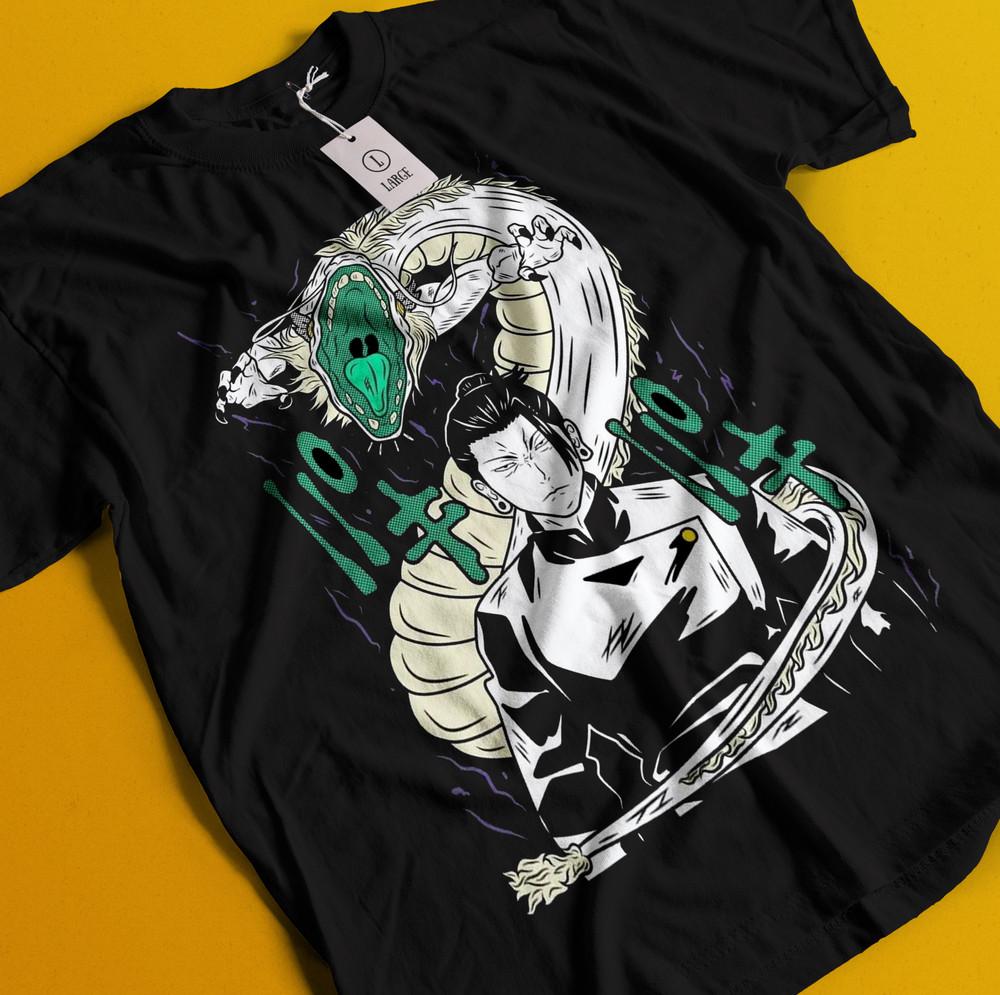 

Футболка Гето Сугуру Футболка Годжо Сатору Футболка Дзюдзюцу Кайсен Футболка Тодзи Футболка Сукуна Тодзи 4XL