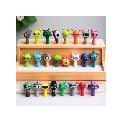 Aninako Spranky Figure Model - Game Character Collection Mini Toy - Spranky Toy - Height 4-5cm (Set of 24)