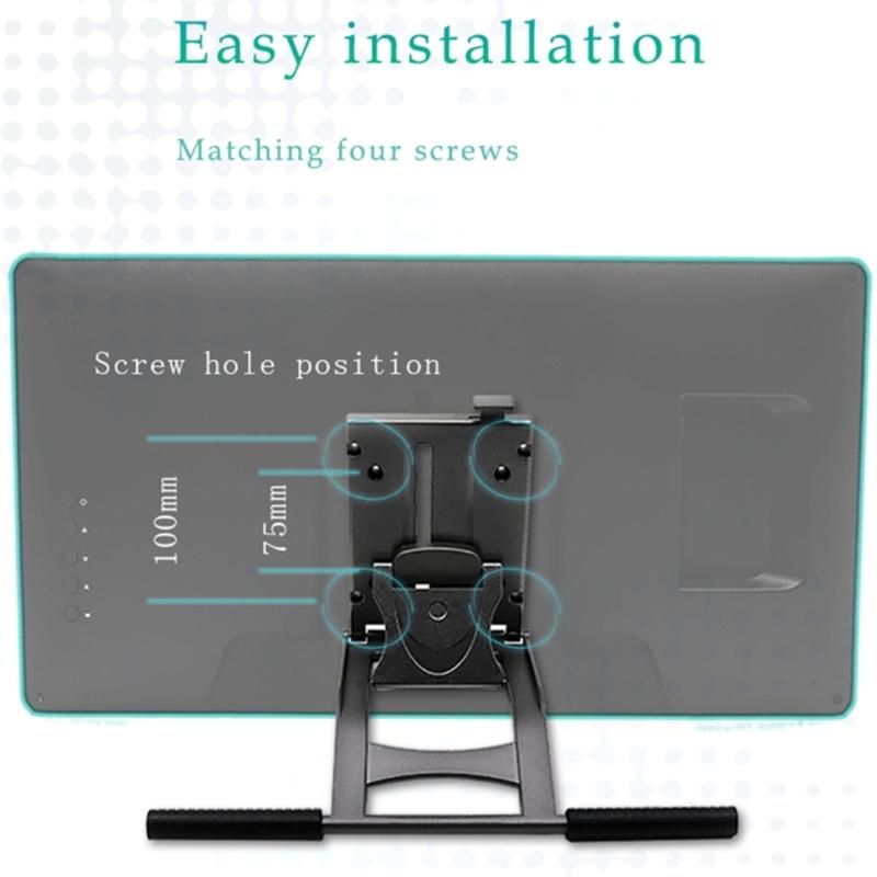 Metal Tablet Stand Offering Stability Adjustable Angled for DTH167 DTK1661 DTK1660 Professional Artists and Designers
