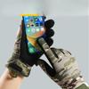 Outdoor Cycling Gloves Full Finger Breathable Mesh Fabric Touch Screen Anti Slip Wear Resistant Training Protective Tactical Gloves