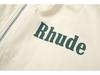 American High Street RH Retro Patchwork Coconut Tree Logo Zipper Jacket for Men & Women