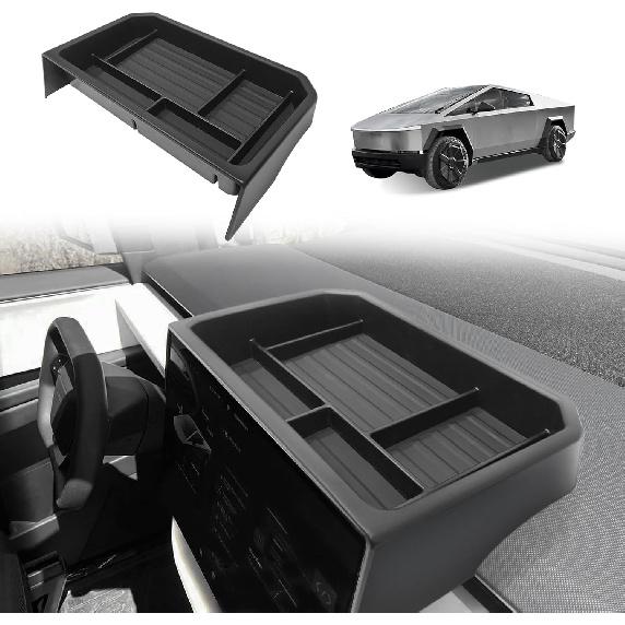 BestEvMod AOSK Compatible with Mustang Mach-E Armrest Storage Box Organizer Center Console Tray Accessories 2021 2022 2023 2024(V1) NOT FIT 2025