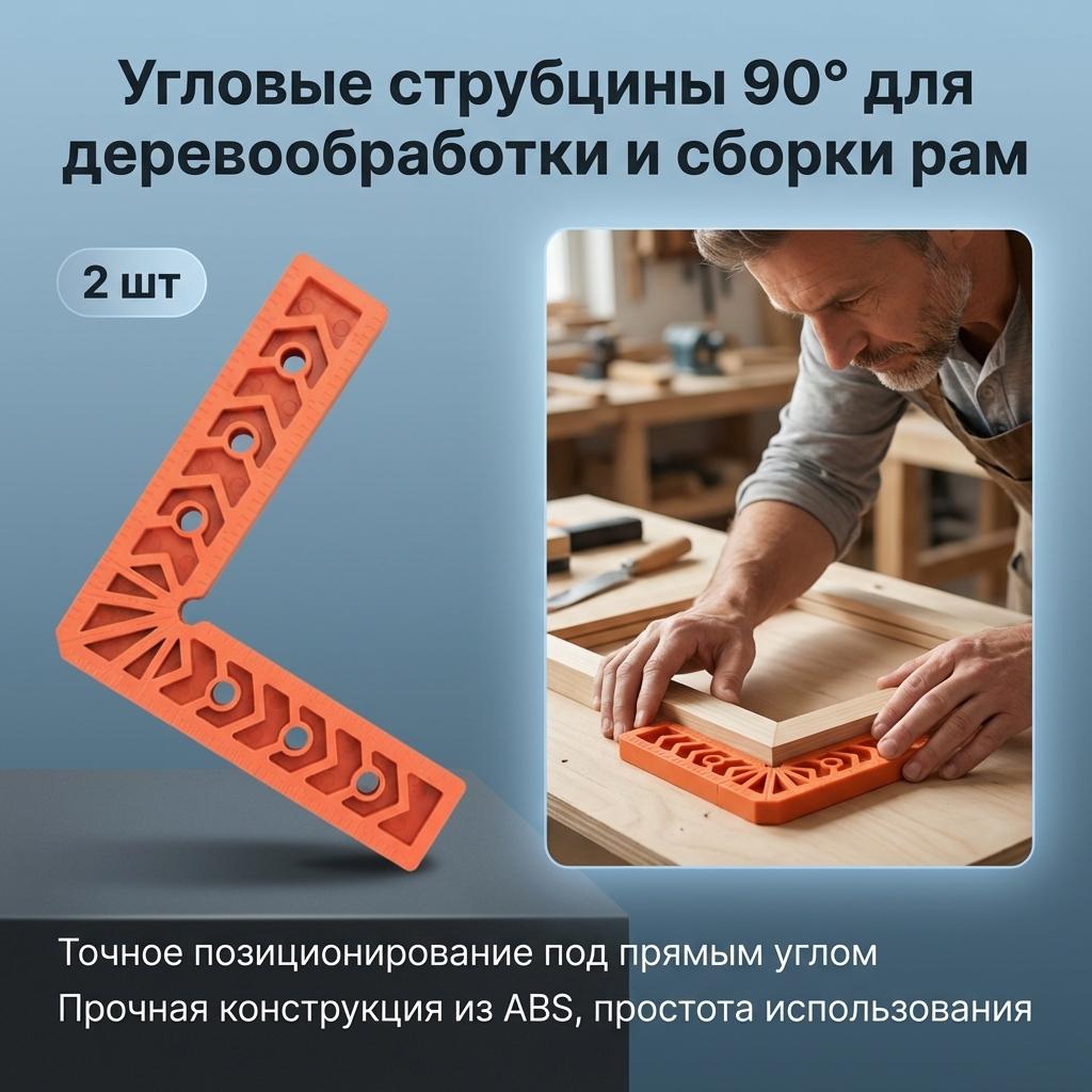 90 Degree Clamp Positioning Squares L-type Right-angle Fixed Positioner Clamps for Woodwork Picture Framing