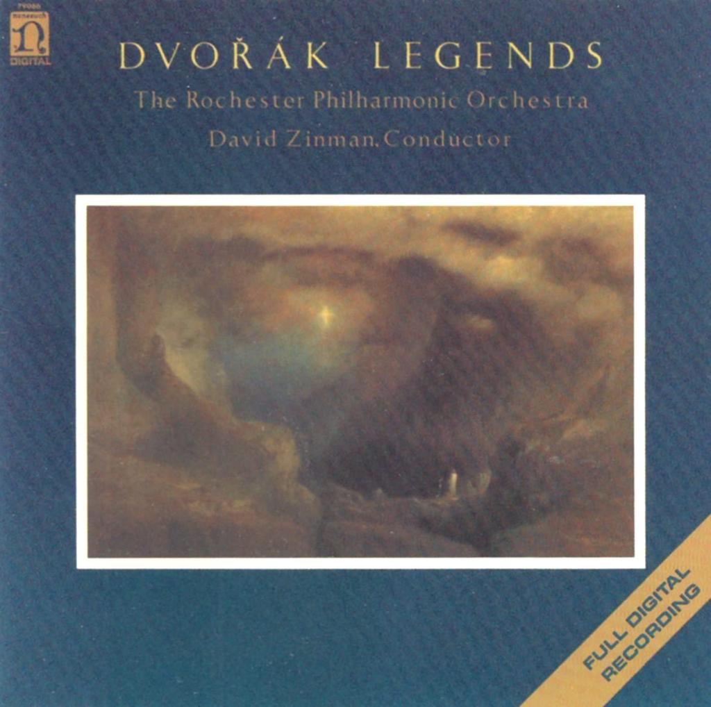 CD DVORAK, ZINMAN; ROCHESTER PHILHARMO - Legends 32XC37 Nonesuch 1984 Germany ObiClassical Used