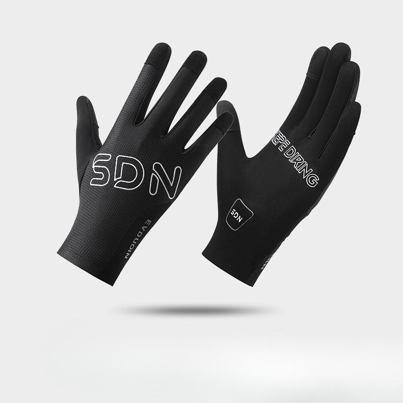 

New Cycling Gloves All finger Road Bicycle Gloves Long Finger Touch Screen Thin Elastic and Breathable for Men and Women Spring and Summer M