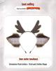 Christmas Deer Antlers Headband: Cute Plush Cosplay Animal Ears Accessory