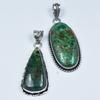 Pendant Healing Stone 925 Silver Chrysocolla 109.30 Ct Oval-Pear Cut Gemstone AR-1712-S