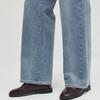 Broadcast Blue Loose Straight Washed Jeans