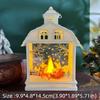 Hanging Lantern Snow Globe Lantern Glow Candles Light Christmas Wind  Lantern  Small Pendant