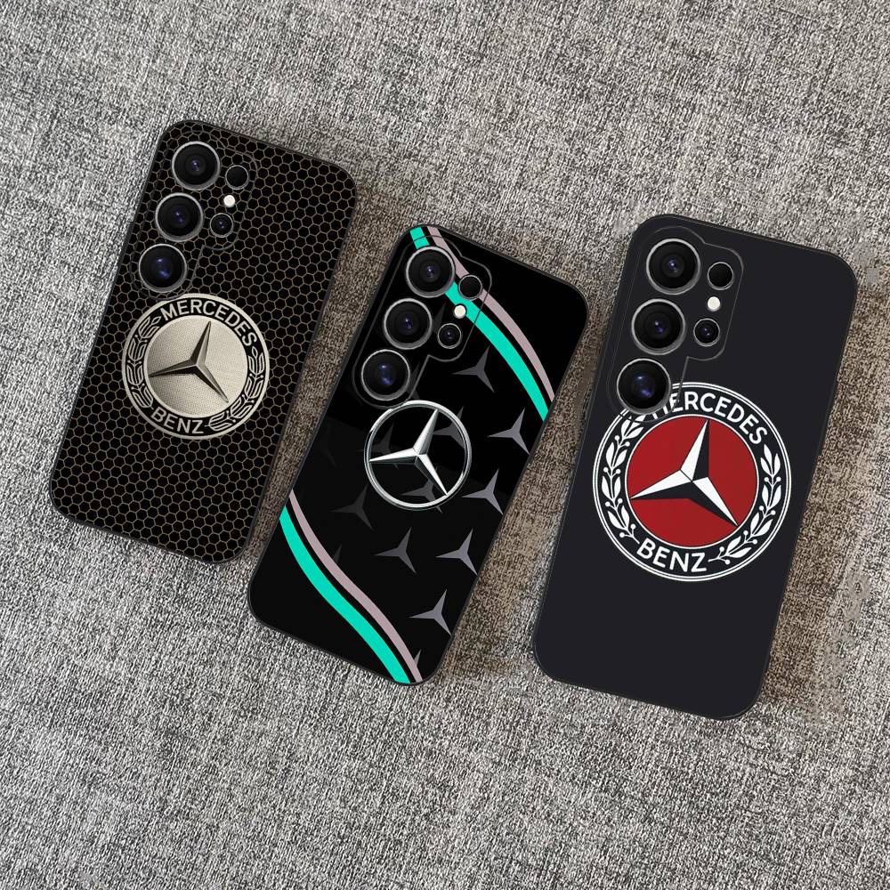 Car M-Mercedes-Benz Phone Case For Samsung S 24 Fe 25 Ultra Plus 20 Lite 21 30 22 23 24 22 Ultra 5G Fundas OX4