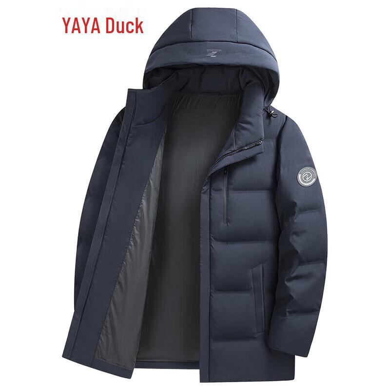 YAYA Men s Short Down Jacket with Detachable Hood 170