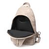 Retro Large Capacity PU Backpack Women's Chest Bag