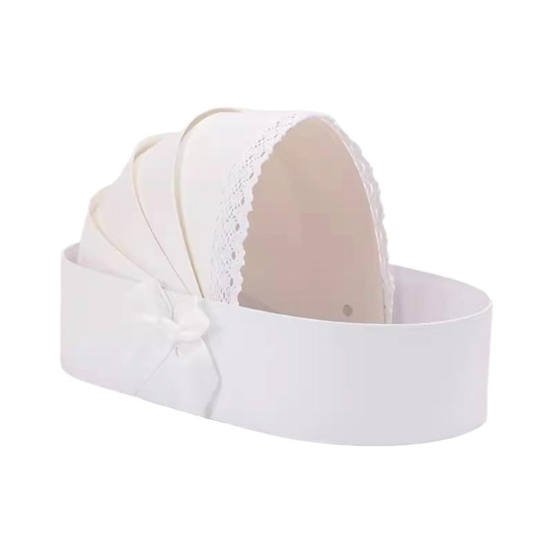Baby Showers Empty Hamper Basket Cradle Gift Box Cardboard Flower Basket Floral Arrangement Box For Baby Showers Wedding