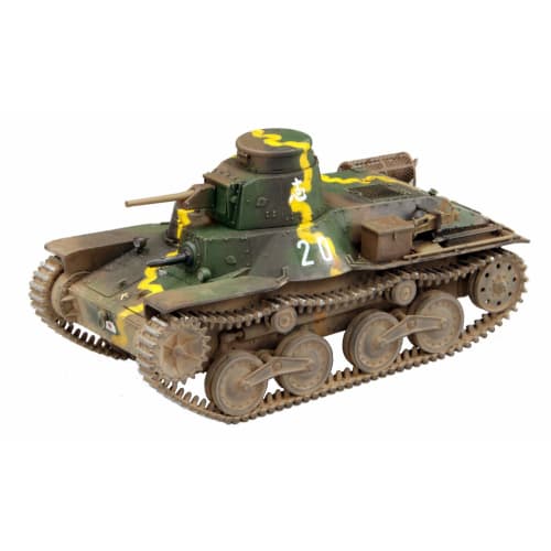 

Fine Molds 1/35 Military Series Imperial Japanese Army Type 95 Ha-Go Early Model Light Tank, Malayan Blitzkrieg Plastic Model Kit FM58