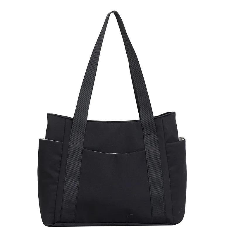 Women's Casual Tote Bag, Zipper Closure, Multiple Pockets, Daily Commuting Bag, Women's Shoulder Bag, Travel Handbag