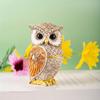 Resin Animal Sculpture Vivid Desktop Ornament Creative Owl Statue  Office