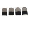 4PCS Gaming Finger Sleeves Slip Resistant Sweatproof Mobile Gaming Finger Protector with Iron Box for All Touchscreen