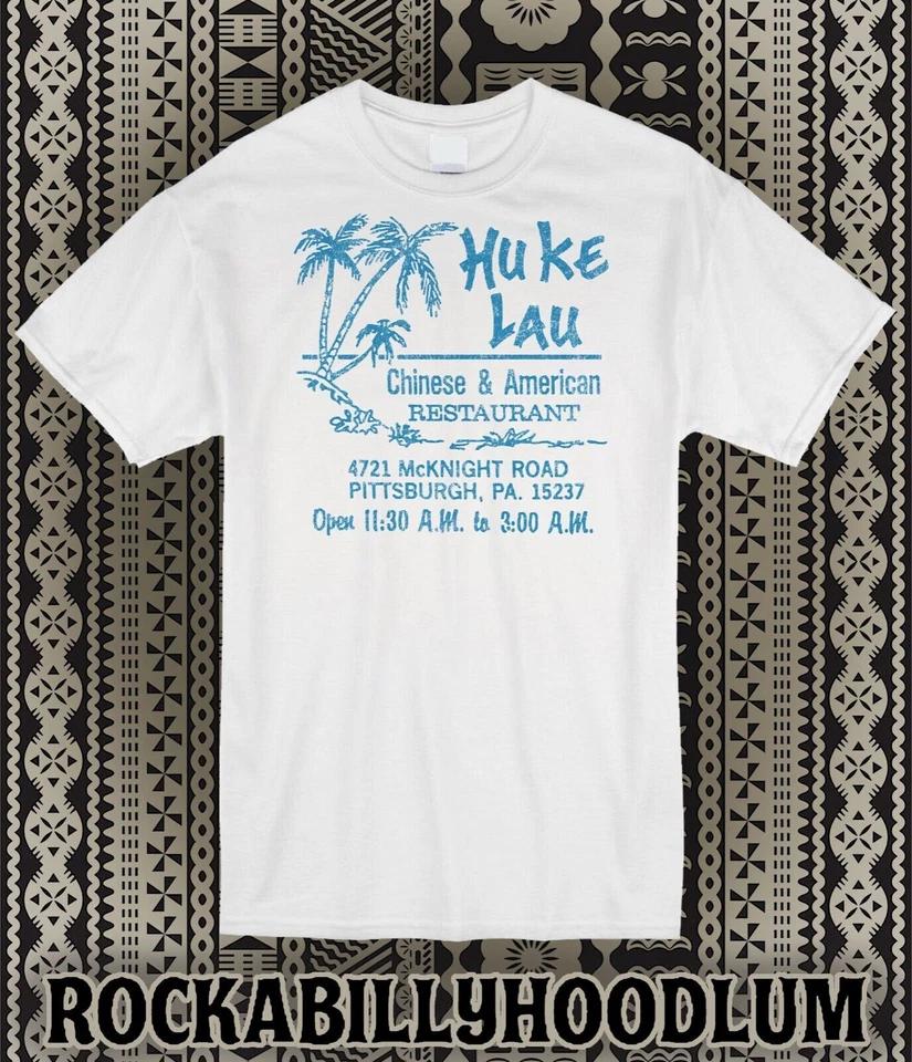 Retro Tiki Art Tee T Shirt Cotton Bar Mug Restaurant Huke Lau Pittsburgh PA 2XL