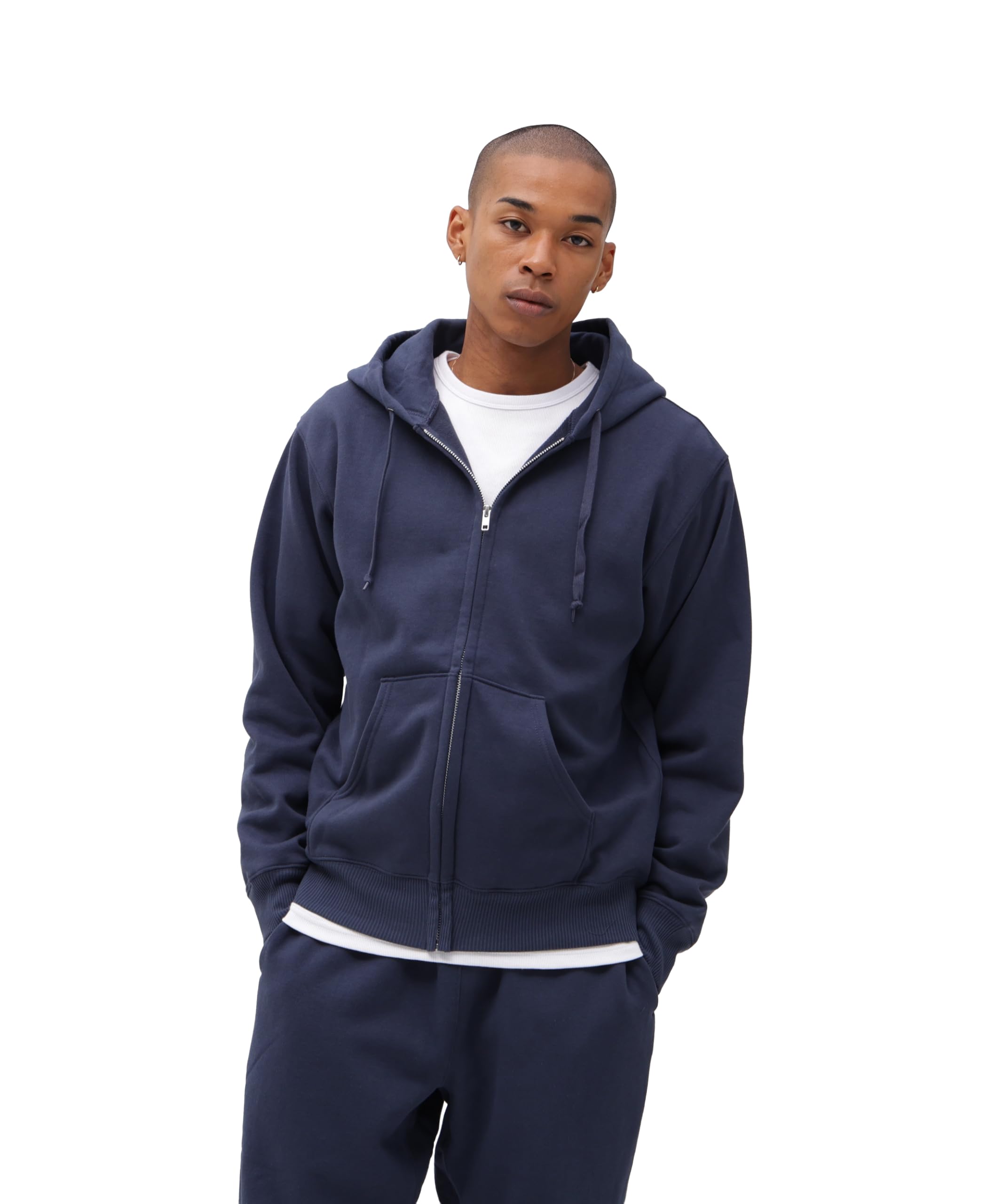 AVIREX DAILY ZIP UP SWEAT PARKA 783-3931005 men s XL navy