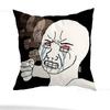 Wojak Soyjak pillowcase casual style decoration suitable for home decoration excluding pillow core