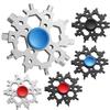 Multi Functional 23 in One Fingertip Gyro Decompression Toy Snowflake Wrench Portable Outdoor Combination Maintenance Tool