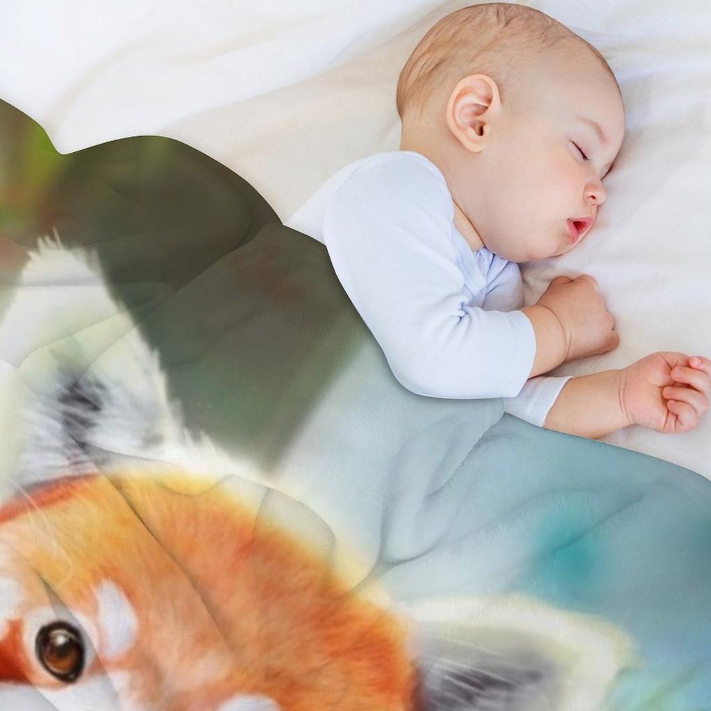 Red Panda Throw Blanket Moving Vintage Sofas Bed Linens Blankets
