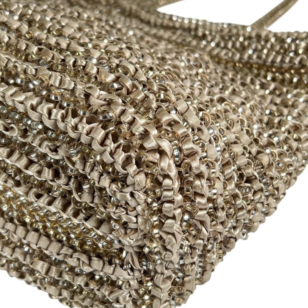 Anteprima Wire Bag Tote Bag Wire Gold X Beige Women Used