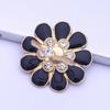Finger Ring Holder Degree Rotating Metal Universal 360 Rhinestone Flower Shape Mobile Phone