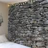 Nibesser Faux Stone Wall Tapestry for Halloween
