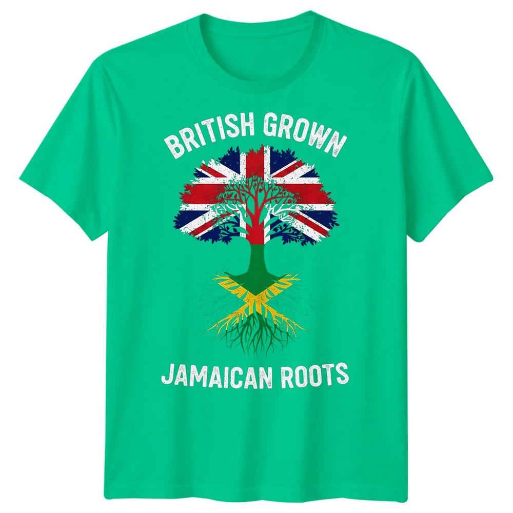 British Grown Jamaican Roots Heritage Unisexs TShirt S