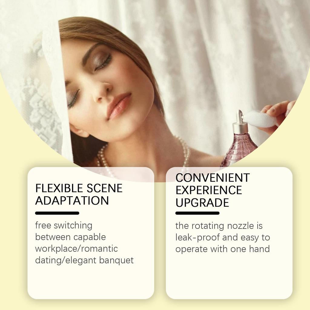 Jasmine Perfume - Fresh Jasmine As Main Note, Long-Lasting Fragrance To Enhance Elegant Temperament | Eau De Parfum for Women