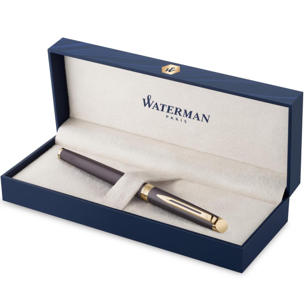 WATERMAN Fountain Pen Metropolitan Essential Lava Black GT Fine Point Gift Box Gift Luxury Official Regular Imported Product 2217933