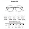 Denmark Oval Round Spectacle Frame Eyeglasses Ultralight Screwless Handmade Fashion Eyeglass Frame Men's Glasses Women Retro New