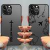 Case for iPhone 17 Pro Max 13 Mini Air 7 8 SE XS XR 15 14 11 16 Plus 12 Funda Back Phone Cover Travel Airplane Route