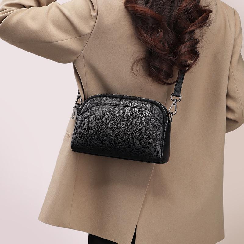 Bag Women s New Women s Bag Versatile Shoulder Crossbody Bag Premium Fashion Underarm Bag чёрный
