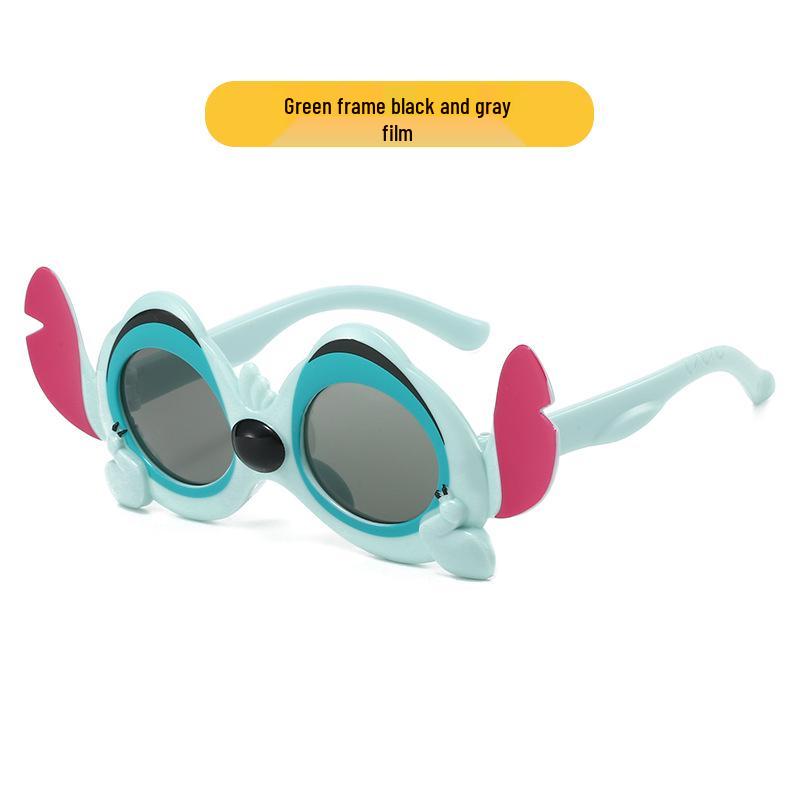 

Lilo & Стіч Снупі Милі дитячі сонцезахисні окуляри - Захист від сонця для хлопчиків та дівчаток зелений