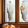 Large Size Glass Window Electrostatic Sticker Halloween Pumpkin Window Sticker Party Electrostatic Type