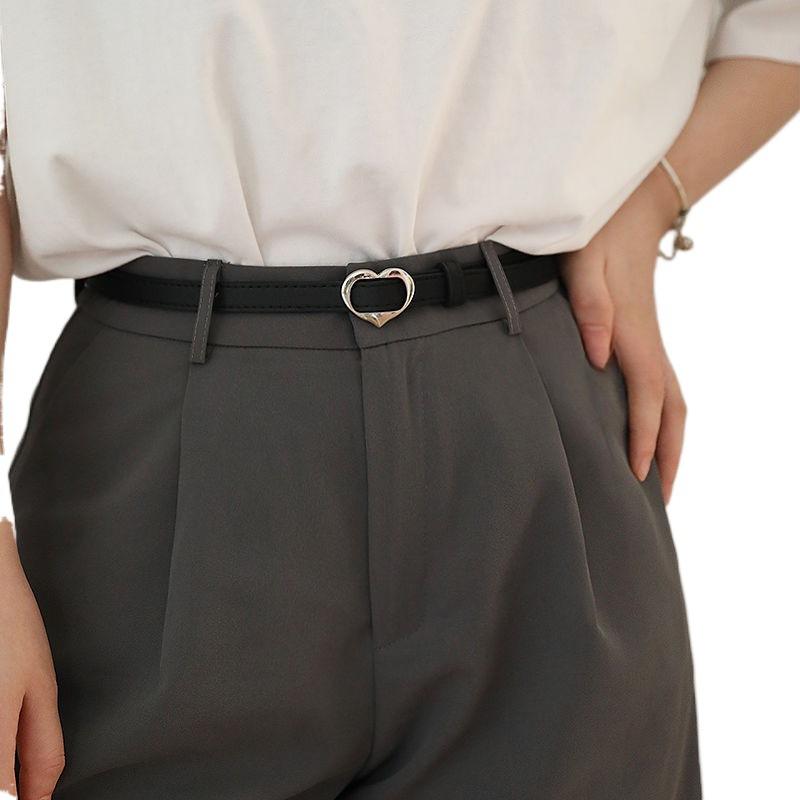 Womens Versatile Black Waist Belt For Summer Fashion Easy To Pair With Jeans