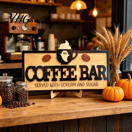 Autumn Harvest Home Decor Hello Fall Wooden Sign, Cutting Board Shape Tabletop Ornament with Thanksgiving Table Decorations Hanging Rope & Stand,