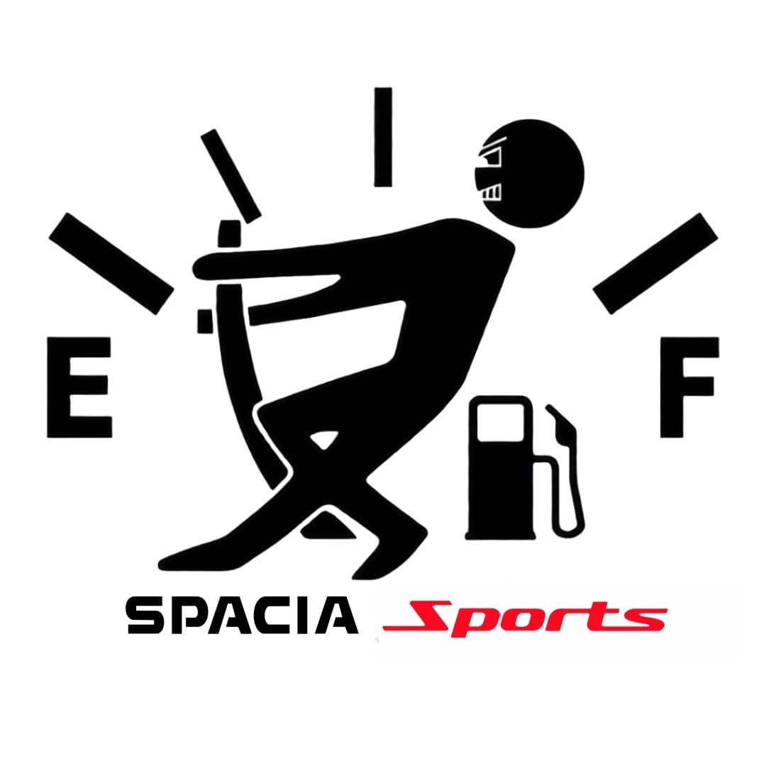 SPACIA Fuel Filler Cover Sticker Rear Glass Rear Fuel Filler SPACIA чёрный