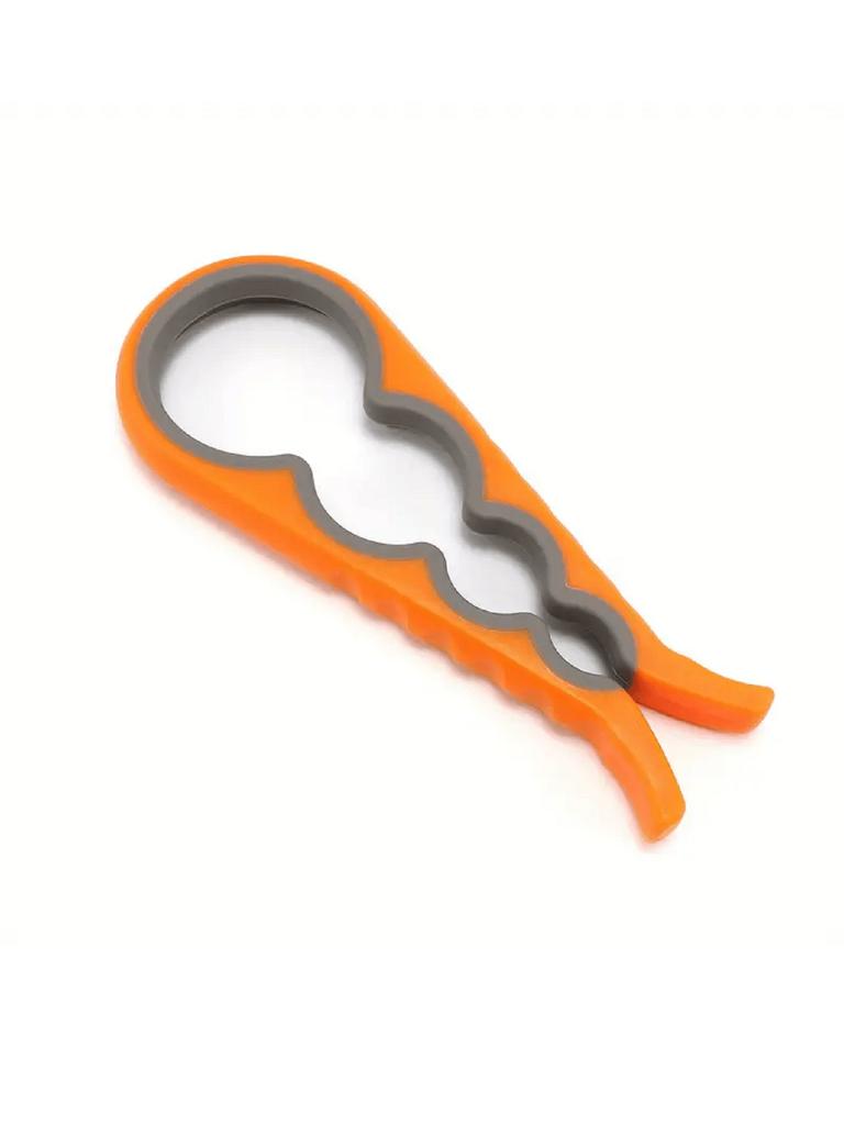 1pc Multifunctional Lid Opener, Four In One Twist Lid Opener, Labor-saving Kitchen and Daily Necessities Bottle Opener