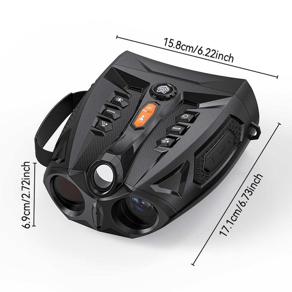 4K Infrared Night Visions Binoculars 10X Digital Zoom Night Visions Goggles 5000mAh Rechargeable 4inch IPS Screen for Adults