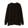 Ladies' Loose Comfortable Casual Fashionable And Warm Underwear With Seamless Round Neck And Thick Velvet Top