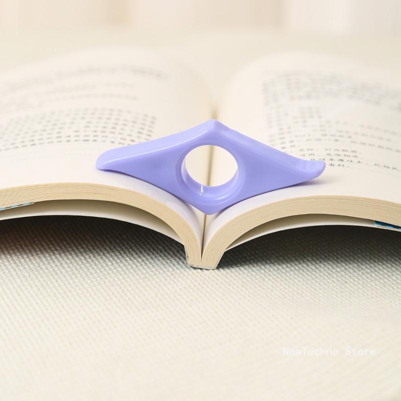 New Thumb Book Page Holders Acrylic Press Bookmarks Press Book Reading Aids Thumb Bookmarks