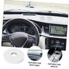 Iplusmile 15pcs Aroma Tablet Set Car Aroma Car Mist Replacement Hollow Scent Round Essential Refill Pad White Pe