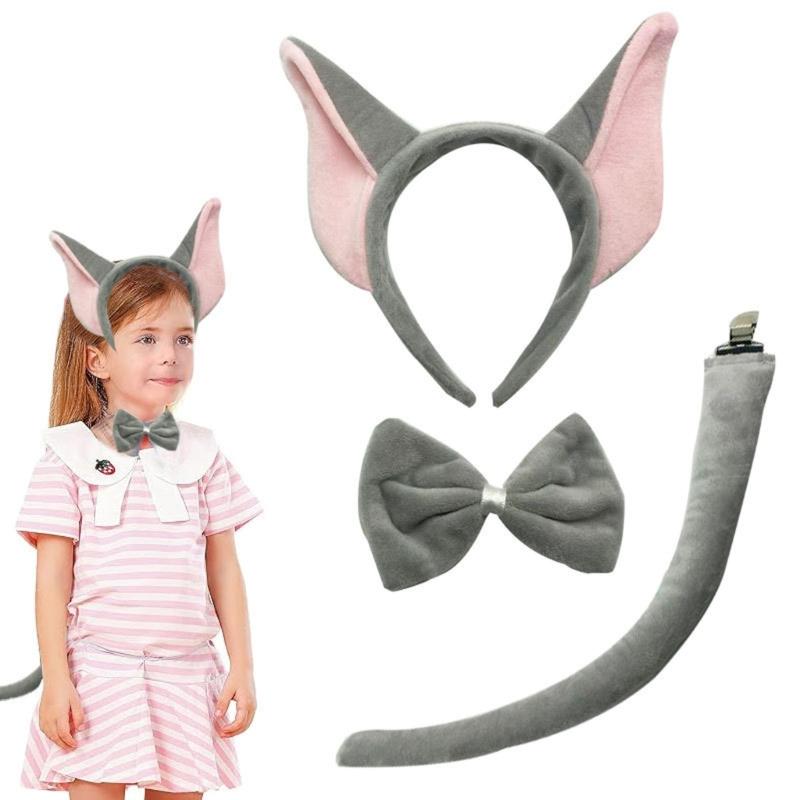 

Adjustable Elastic Animal Headband Soft Polyester Costume Props For Theme Parties Role Playing Event Adults Kids