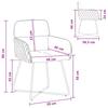 Dining Chairs 2 Pcs Velvet Wine Red 59 X 56.5 X 86 Cm