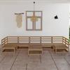 Day and Night - Day and Night Garden Furniture Set 8 Pieces Solid Pine Wood