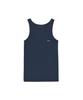 Nigaennikol Rib Embroidery Sleeveless Top_Navy