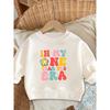European Sizes Bright Colored Printed Pattern, Comfortable And Skin-Friendly for Baby Kids, Versatile Round Neck Sweatshirt for Daily Use
